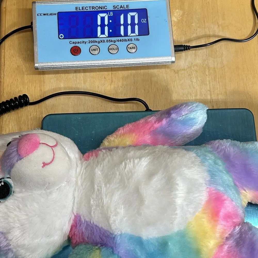 Build A Bear Rainbow Wolf Plush Great Wolf Lodge Exclusive GWL Soft Tie Dye